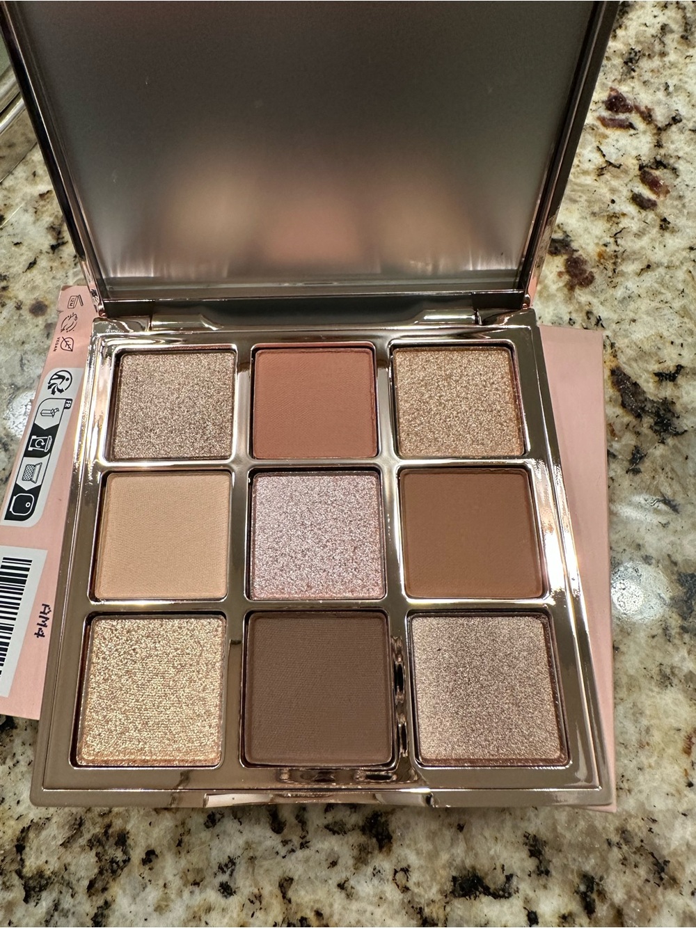Neutral Rose 9-Color Eyeshadow Palette - Soft Matte & Shimmer